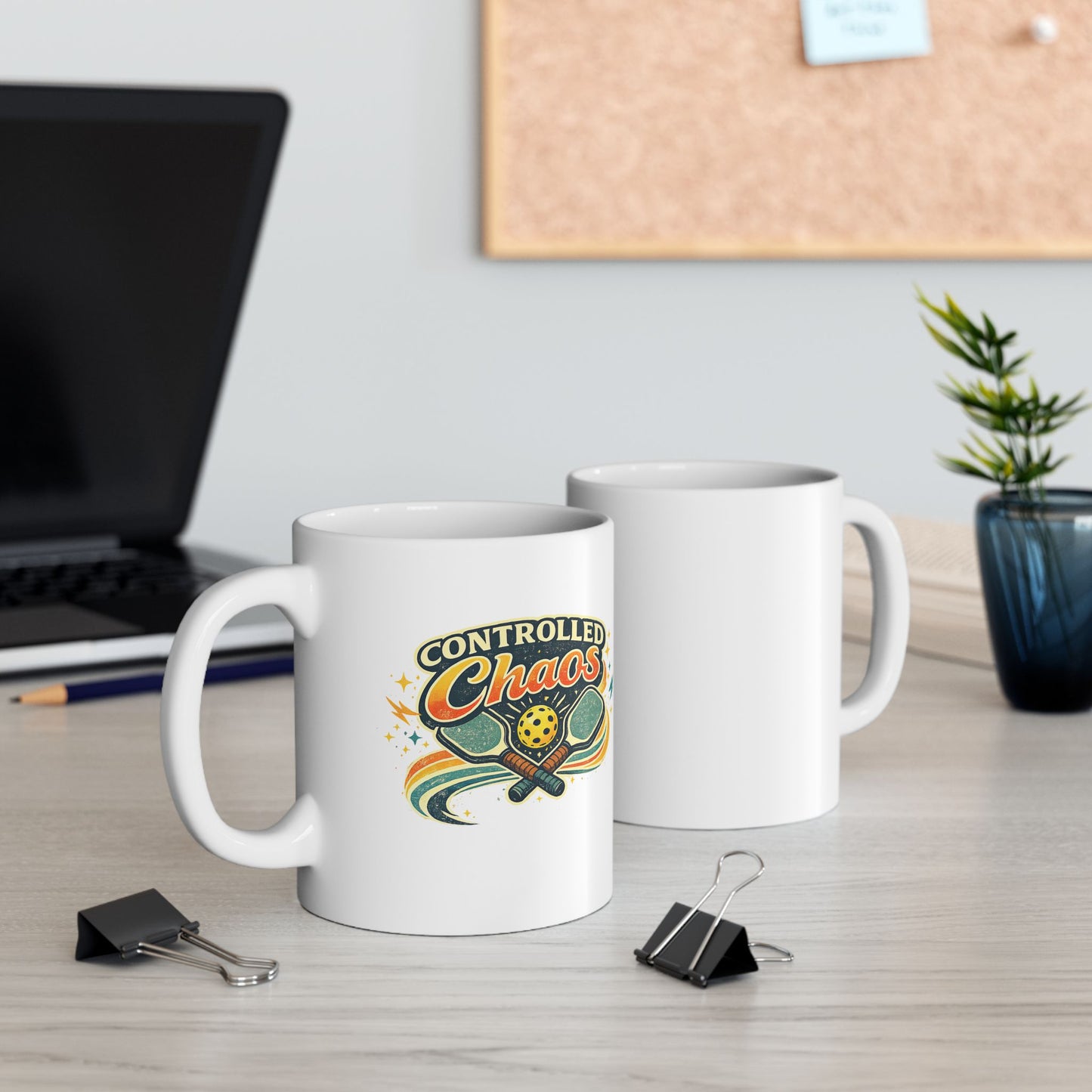 Controlled Chaos Mug — Funny Ceramic Coffee Cup