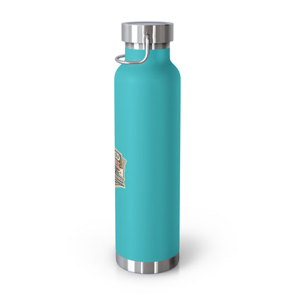 "Retired Rewired Dinking Required" Water Bottle