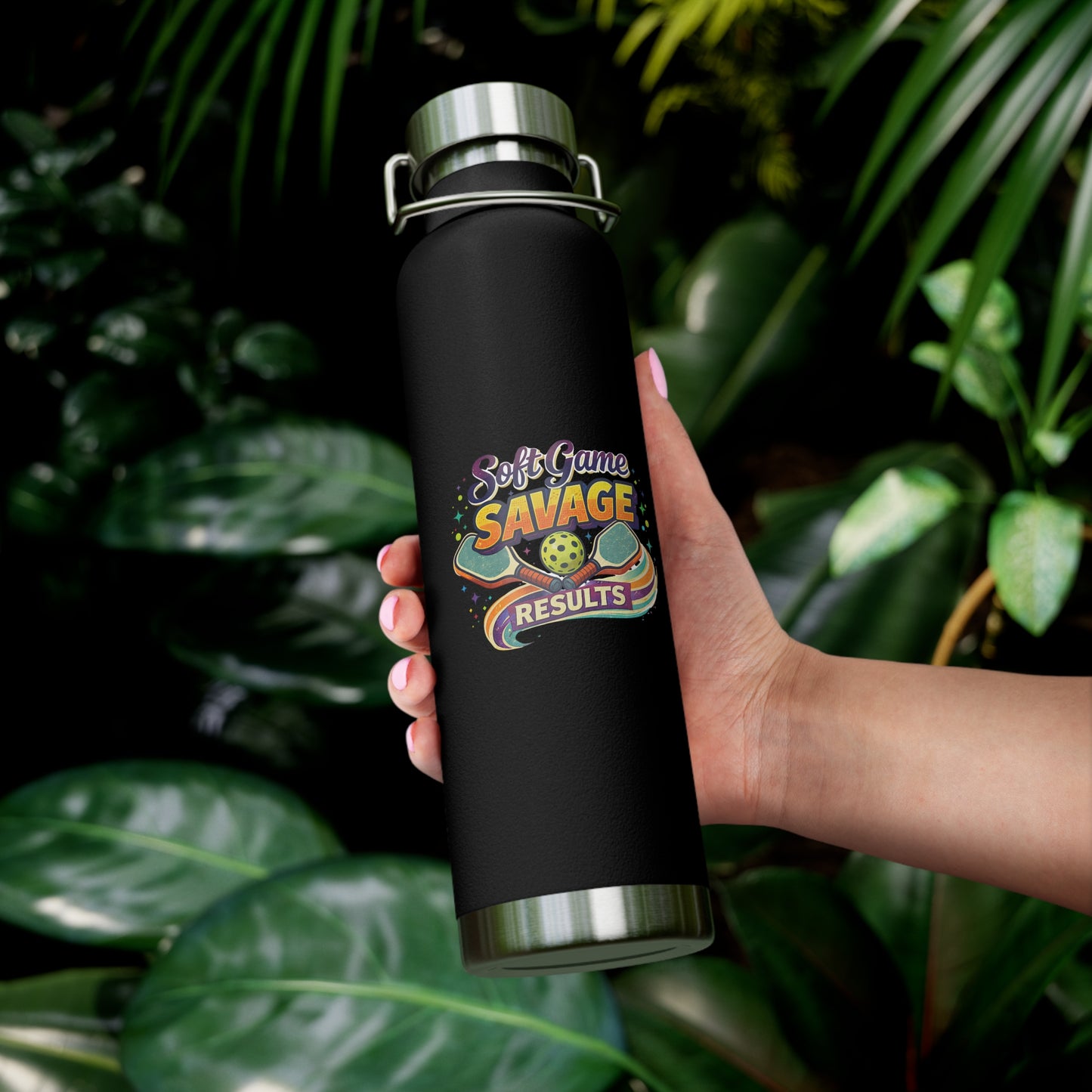 "Soft Savage Results" Water Bottle