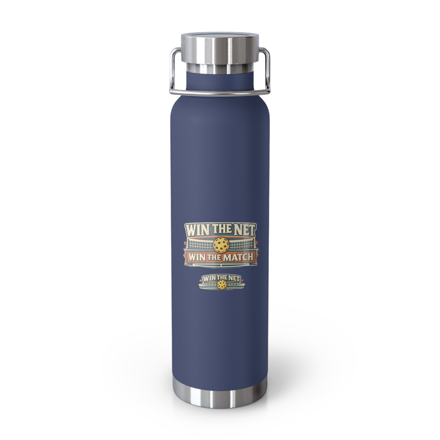 "Win the Net  Win The Match" Water Bottle