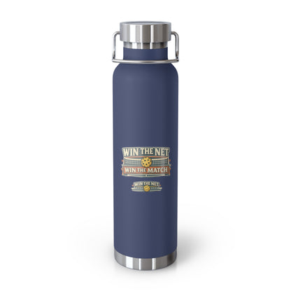 "Win the Net  Win The Match" Water Bottle