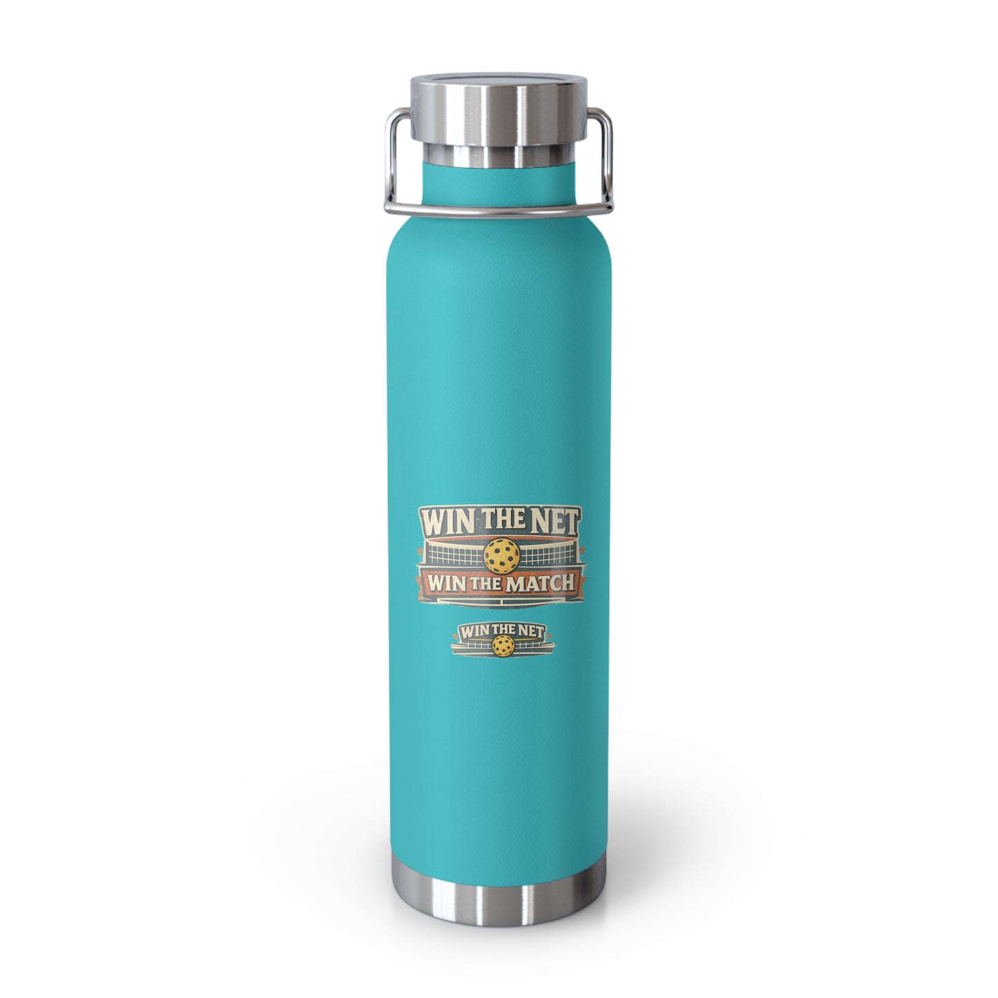 "Win the Net  Win The Match" Water Bottle