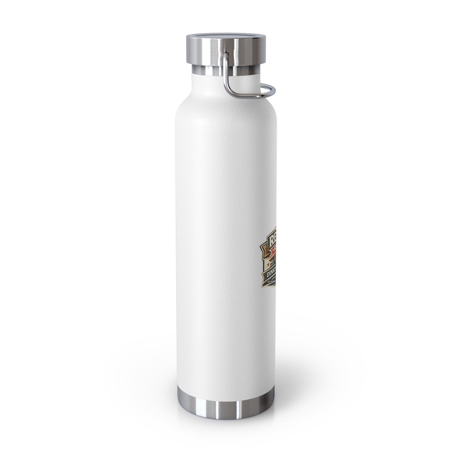 "Retired Rewired Dinking Required" Water Bottle