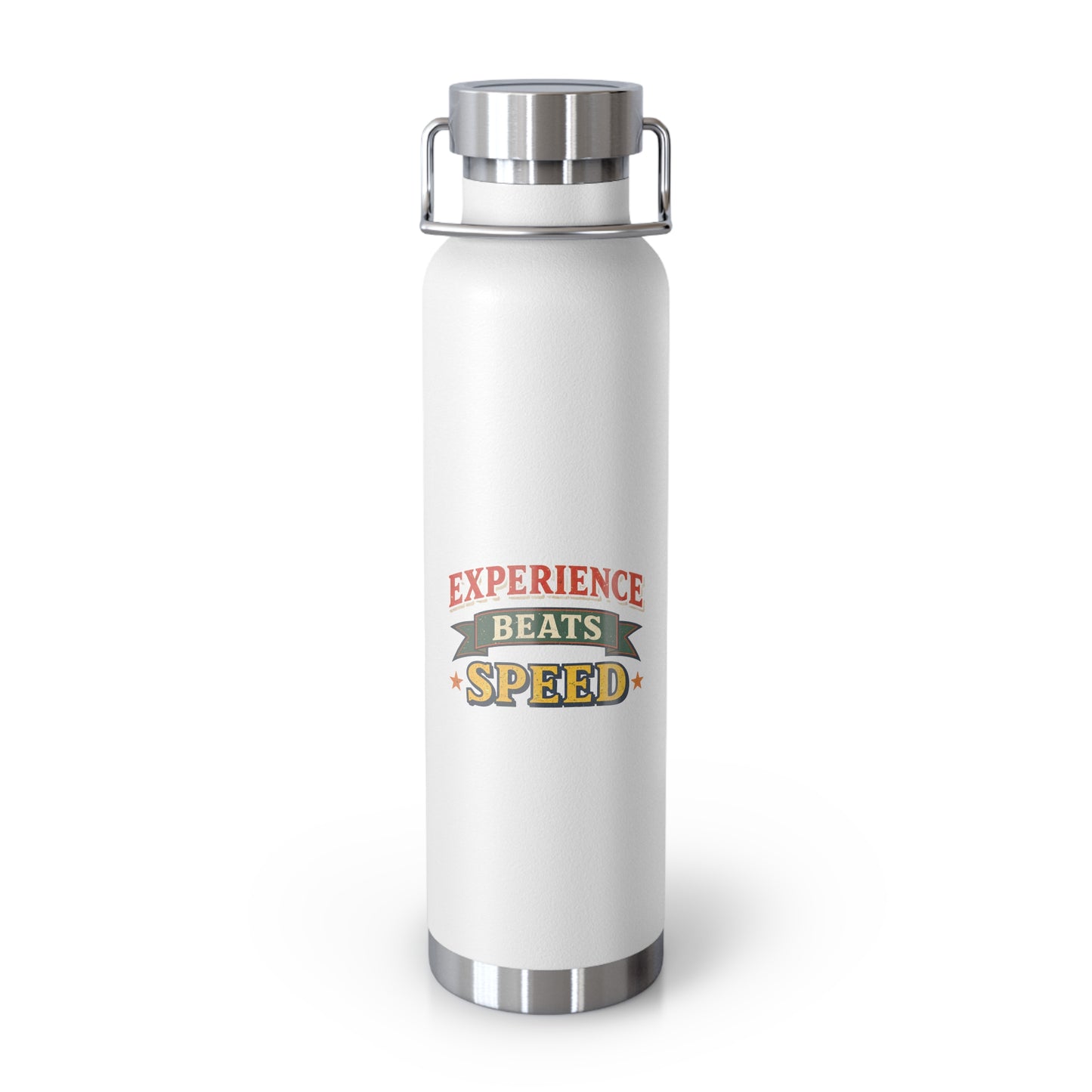 "Experience Beats Speed" Water Bottle