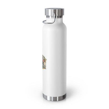 "Retired Rewired Dinking Required" Water Bottle